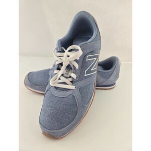 New Balance 555 Sneakers Womens 8.5 WL555ID Chambray Denim Blue Suede Running
